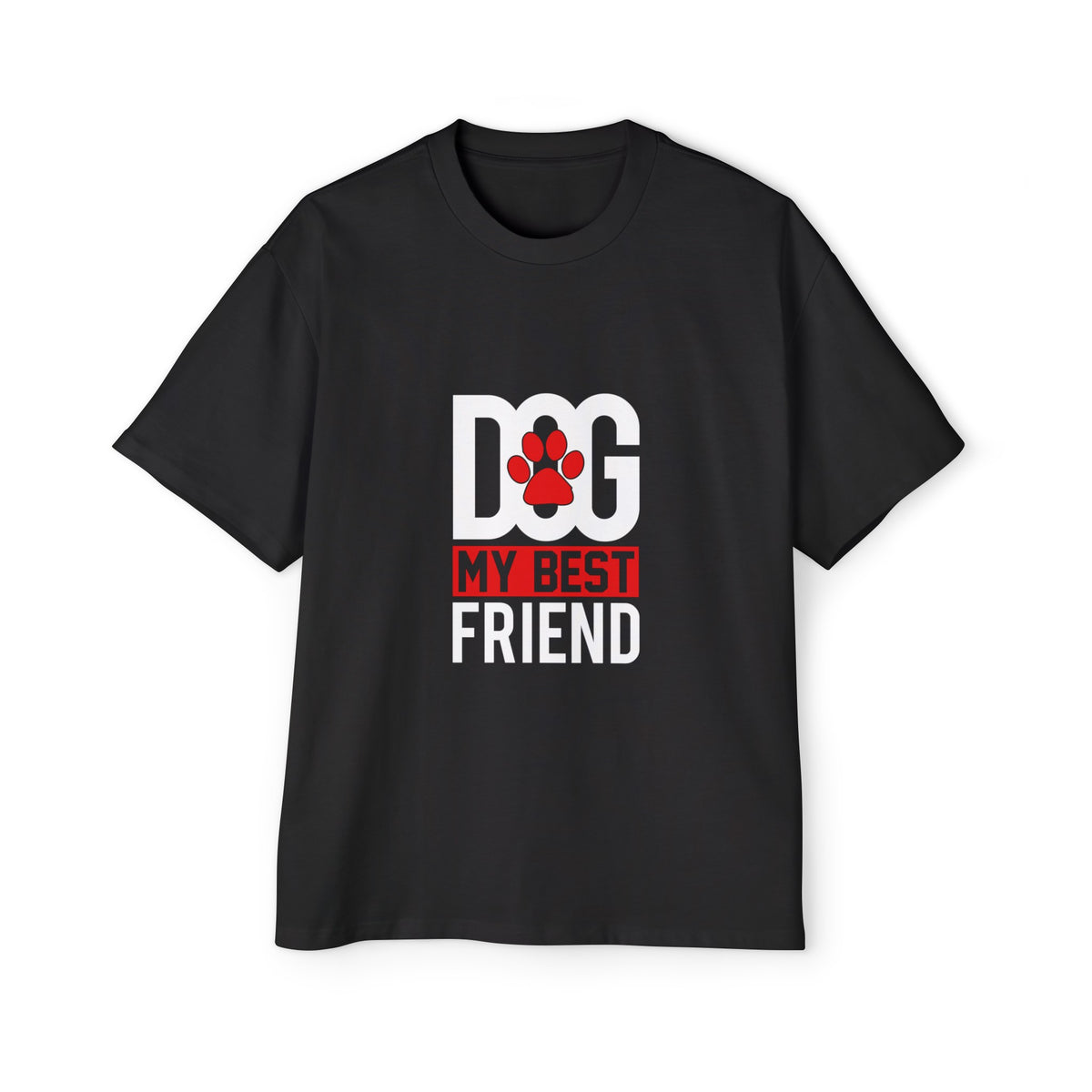 Dog My Best Friend Graphic Tee-INNBLAC Fashion Apparel