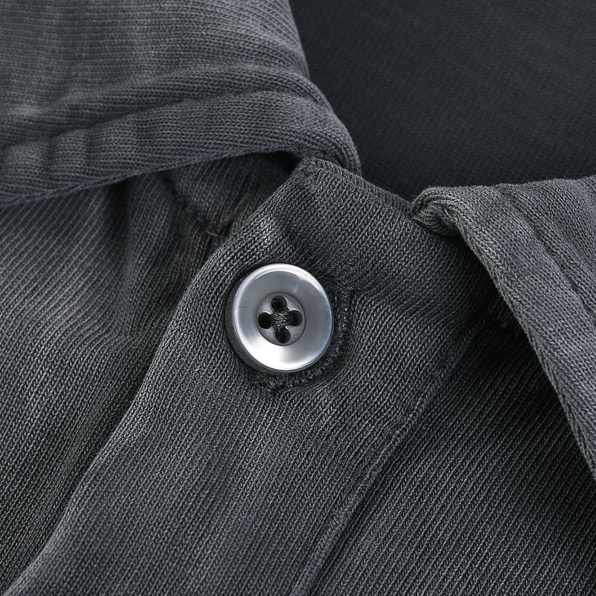 Gradient-Fade Cotton Polo Shirt 9.3oz