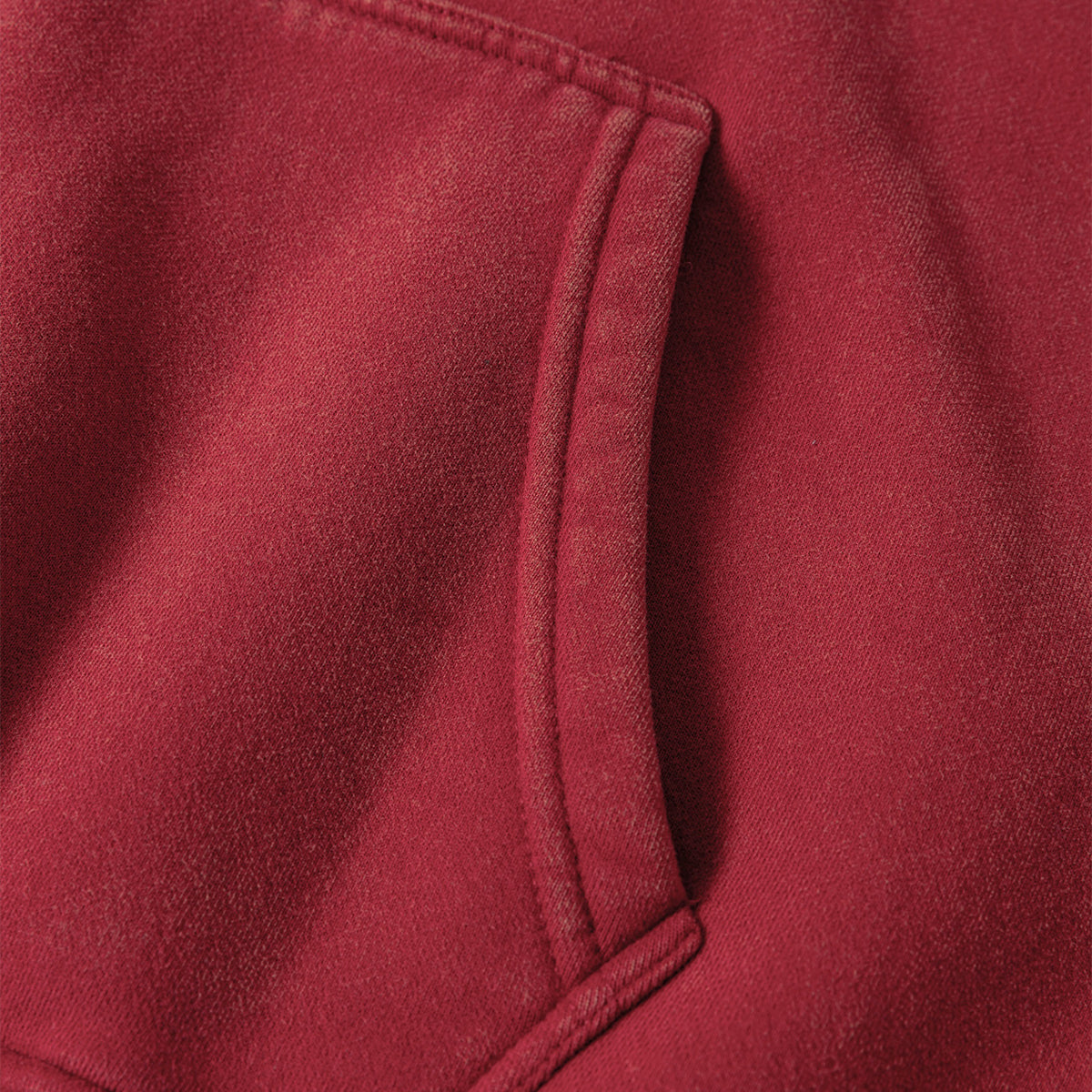 Soft Cotton Fleece Front Pocket Pullover Hoodie