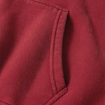 Soft Cotton Fleece Front Pocket Pullover Hoodie