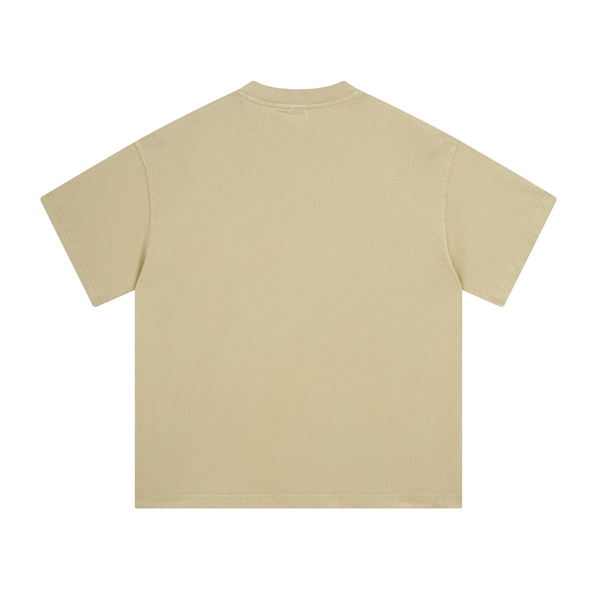 Camiseta Batik Vintage Lavada con Cuello en V de 7.5 oz