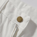 Zipper Hem Slight Flared Leg Cargo Pants