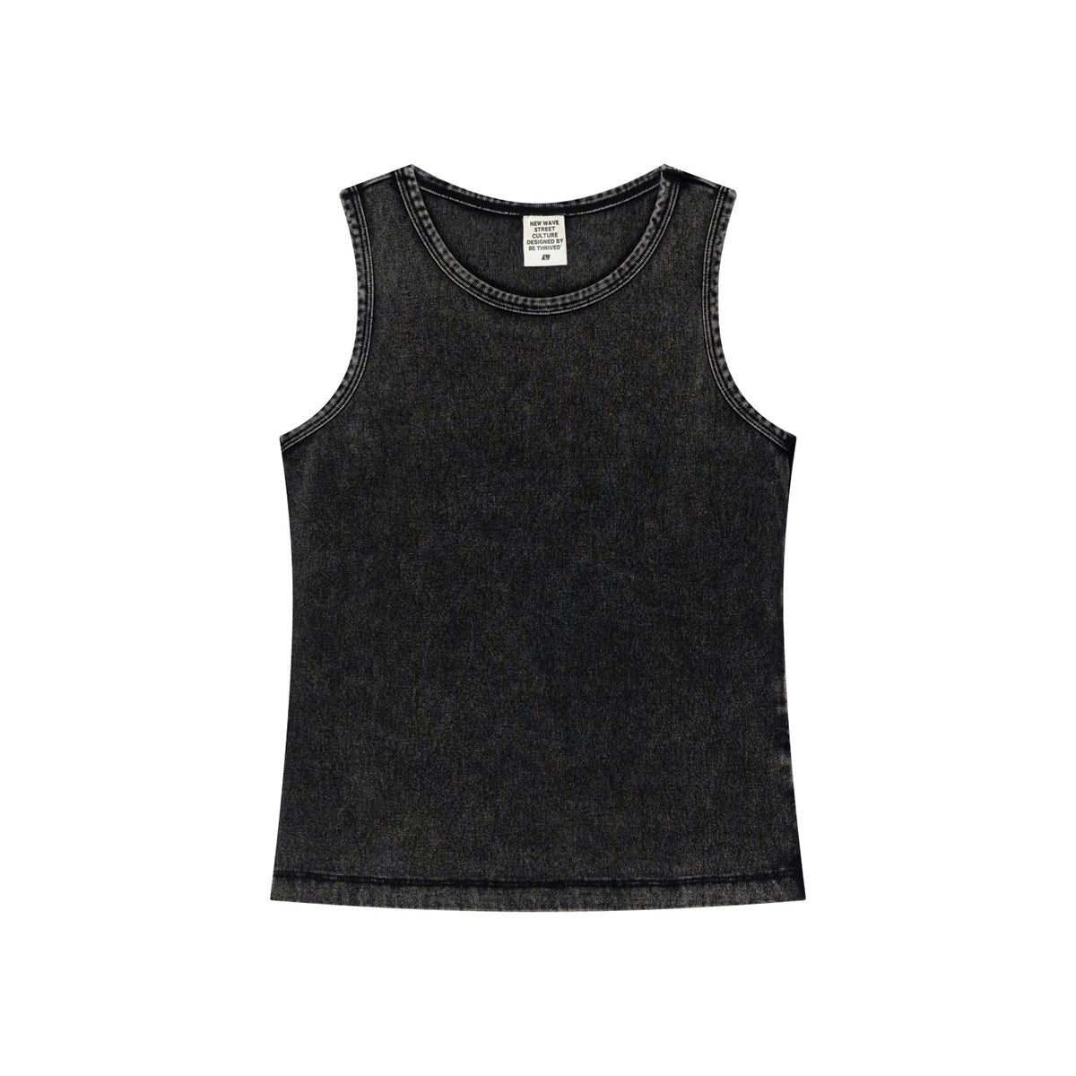 Women's Washed Faded Sleeveless Tee 9.5oz-INNBLAC Fashion Apparel
