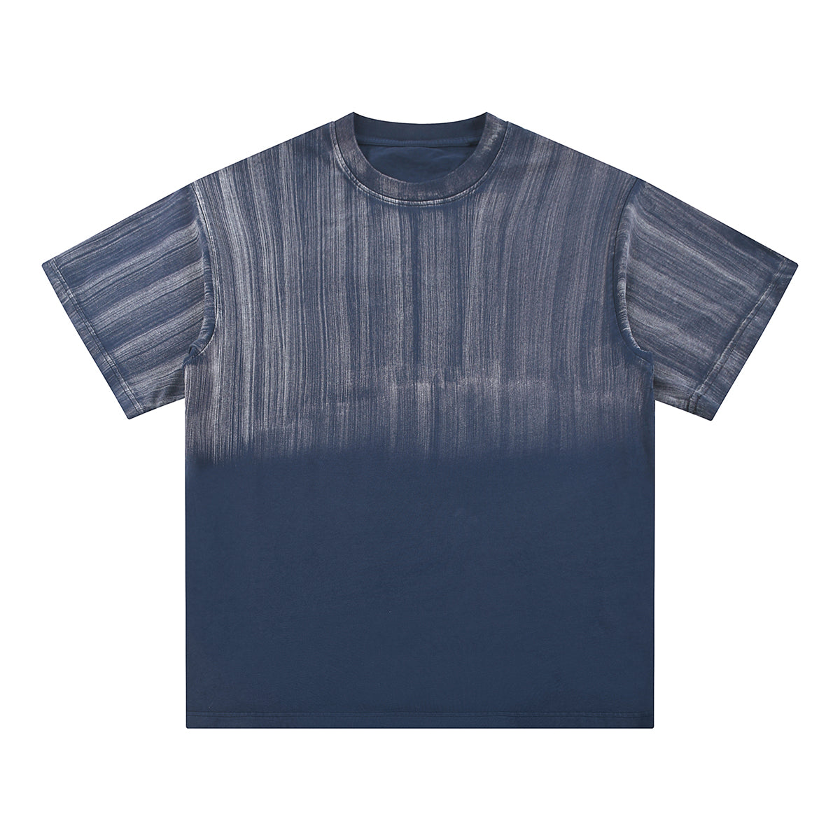 Hand-Painted Gradient Oversized Tee 8oz
