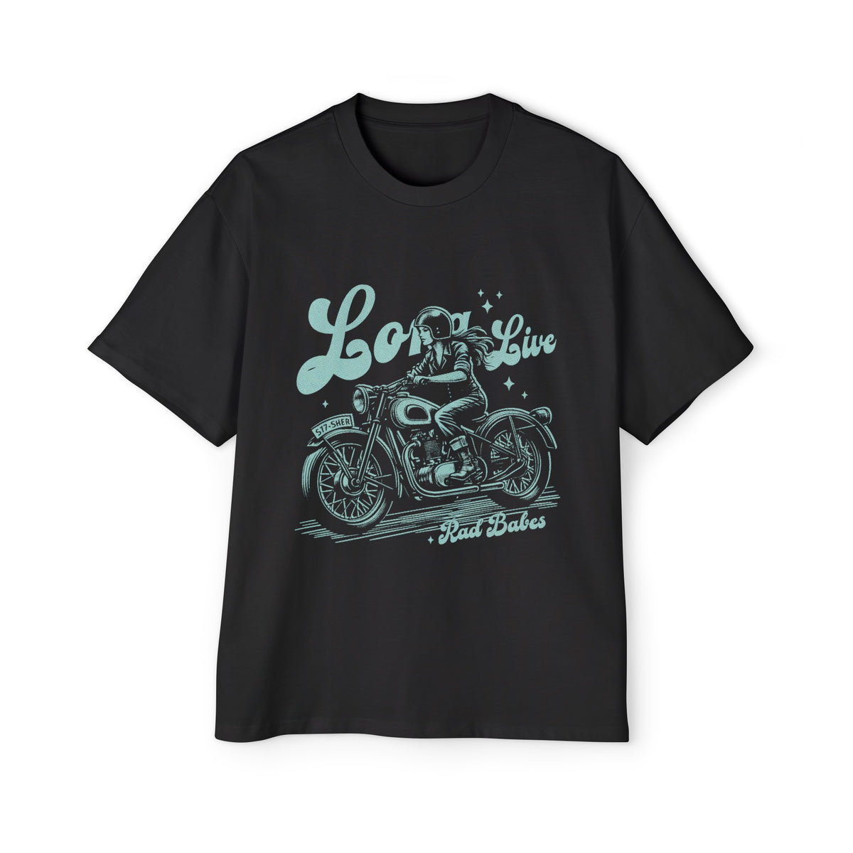 Long Live Rad Babes Woman Graphic Tee-INNBLAC Fashion Apparel