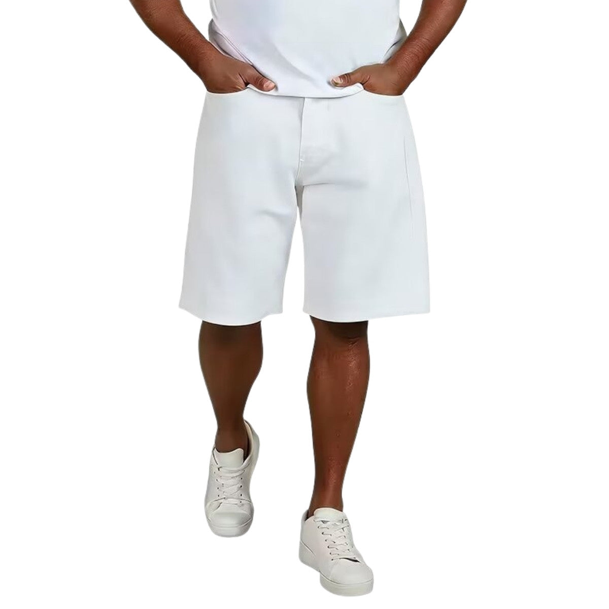 Bermudas vaqueras con salpicaduras de pintura
