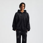 Tiger Stripes Gradient Color Zip Up Hoodie