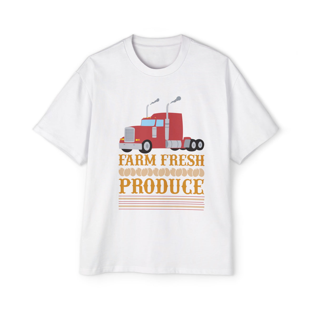 Farm Fresh Produce Graphic Tee-INNBLAC Fashion Apparel