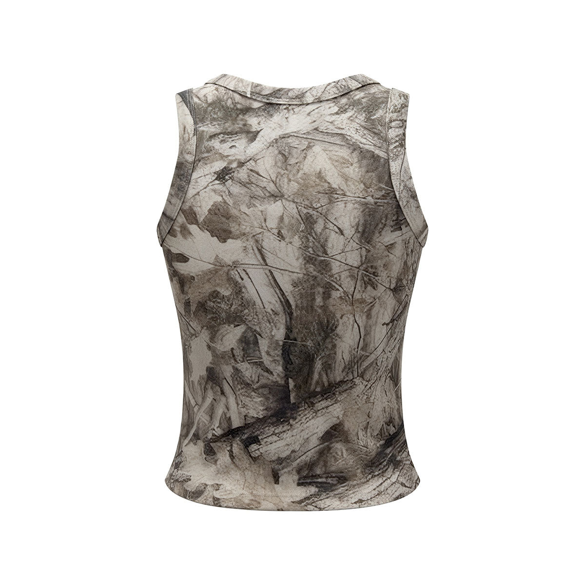 Nature Inspired Camo Forest Print Sleeveless Tank