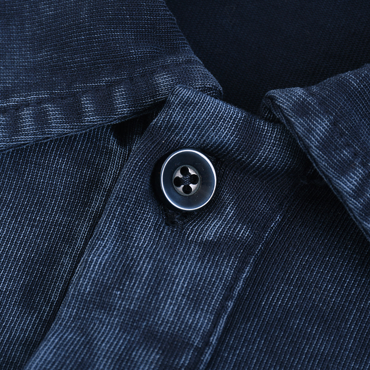 Polo de algodón lavado a la piedra de 9.3 oz