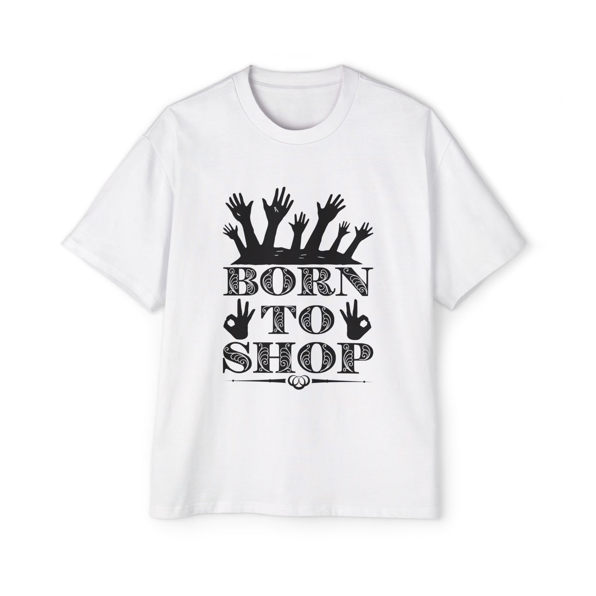 Born To Shop Graphic Tee-INNBLAC Fashion Apparel