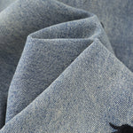 Washed Faded Dog-Embroidered Barrel-Leg Jeans