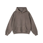 Heavyweight Washed Cotton Kangaroo Pocket Hoodie