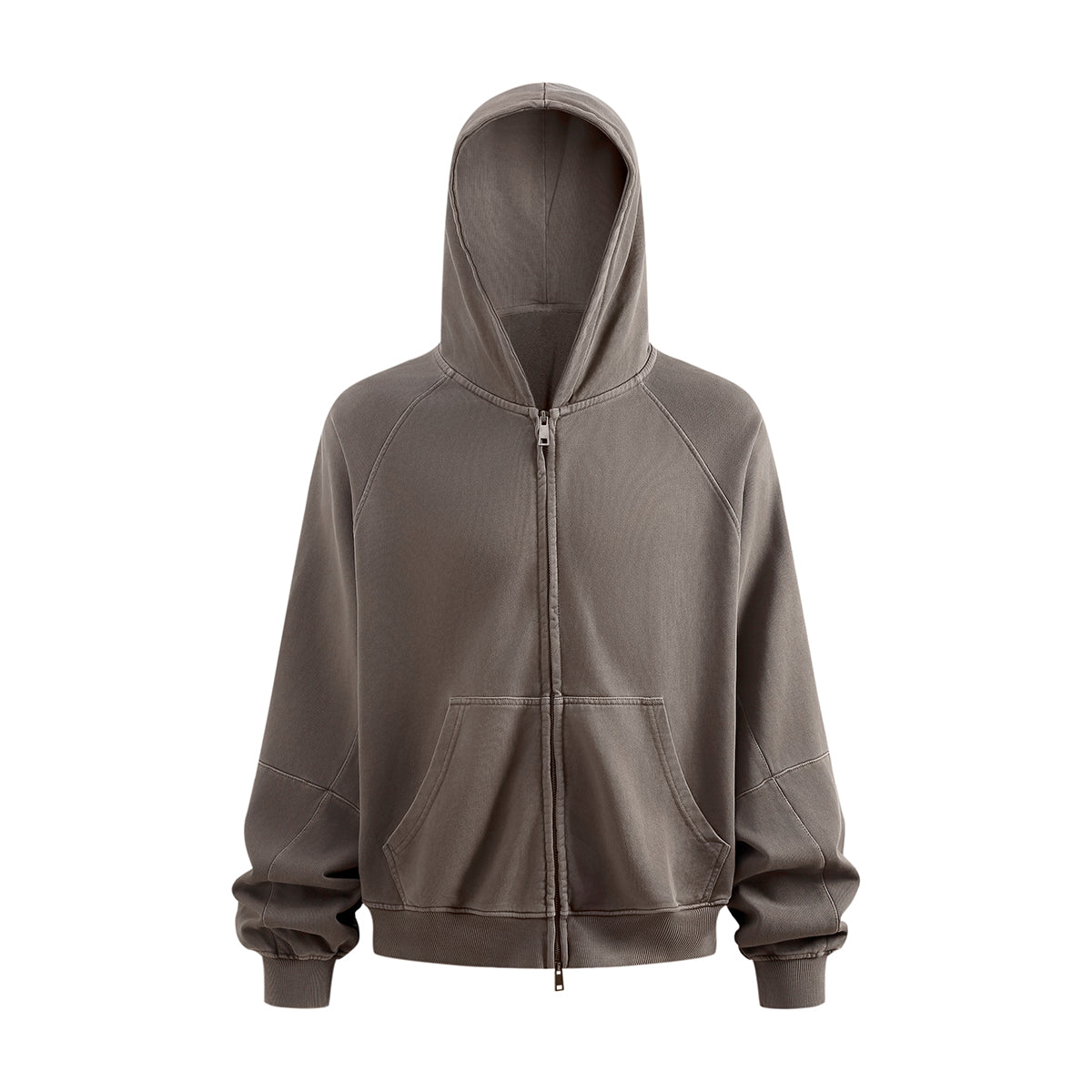 Heavyweight Washed Cotton Boxy Hoodie