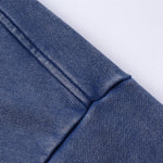 Double Yarn Vintage Washed Zippered Comfort Hoodie