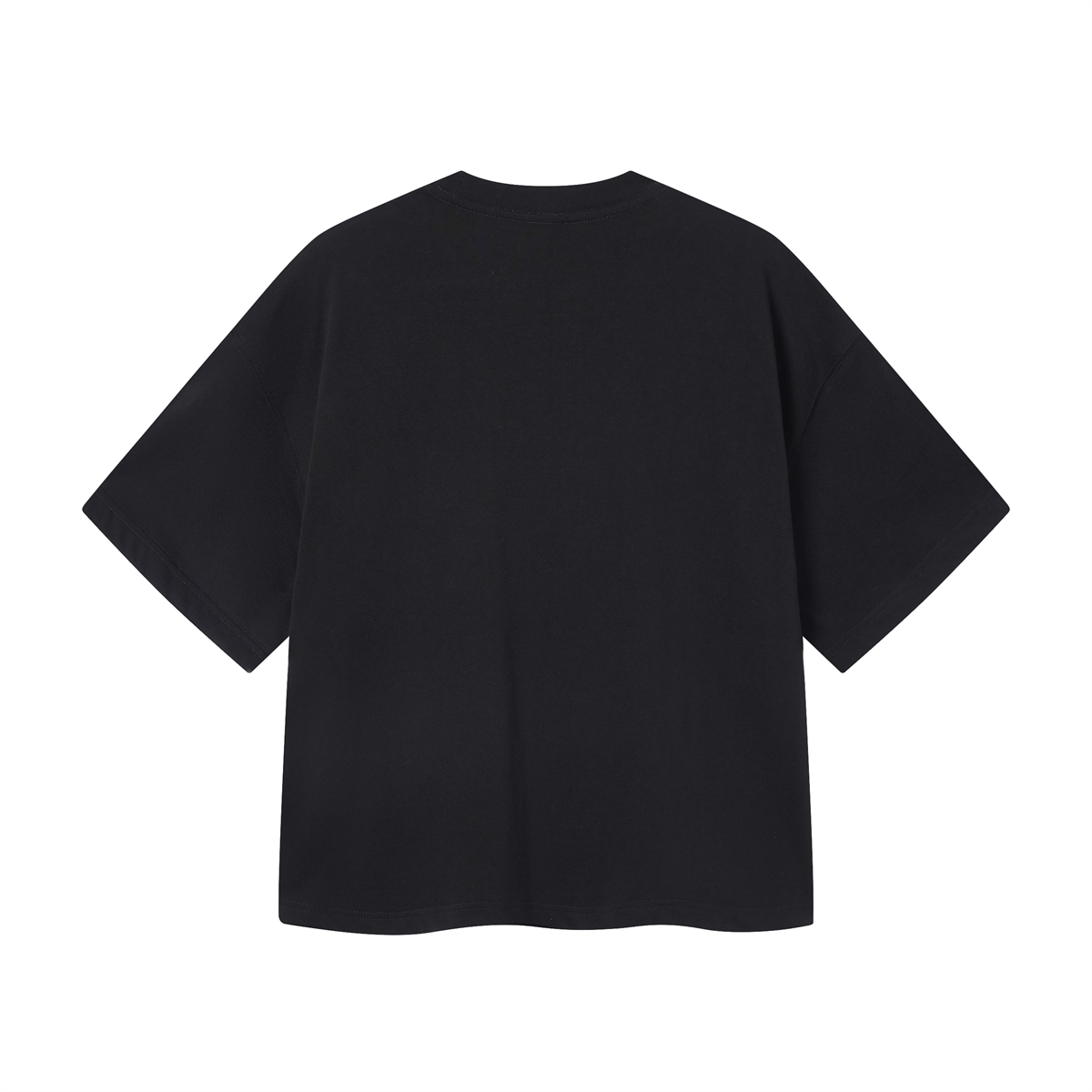 Camiseta cuadrada de color sólido de peso pesado de 8.25 oz