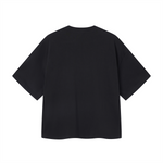 Camiseta cuadrada de color sólido de peso pesado de 8.25 oz