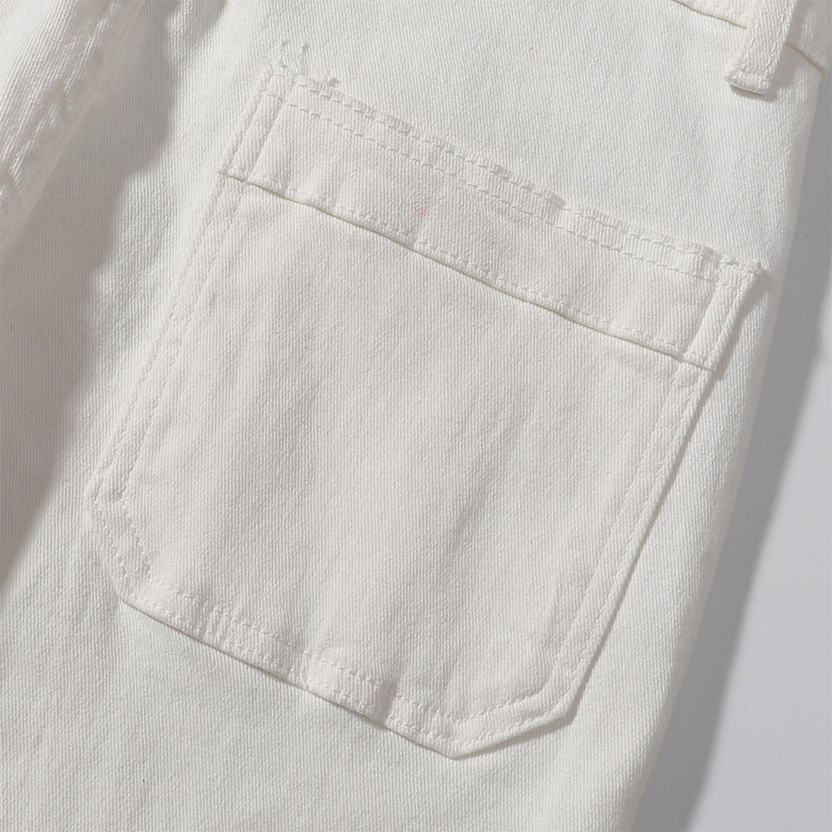 Snap Detail Slight Flared Hem Cargo Pants