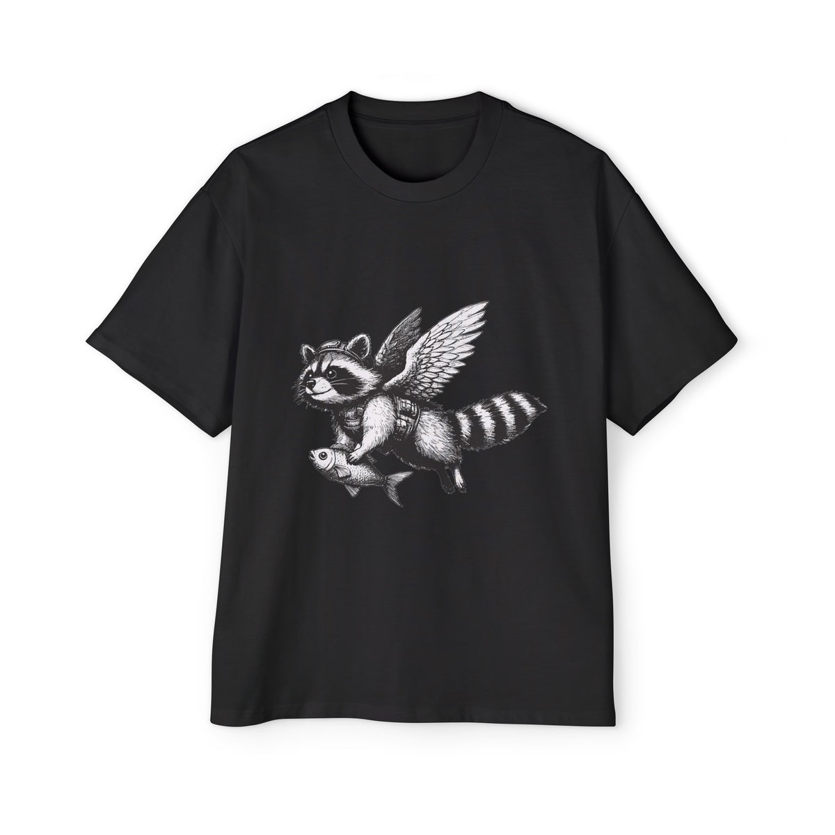 Flying Opossum Graphic Tee-INNBLAC Fashion Apparel