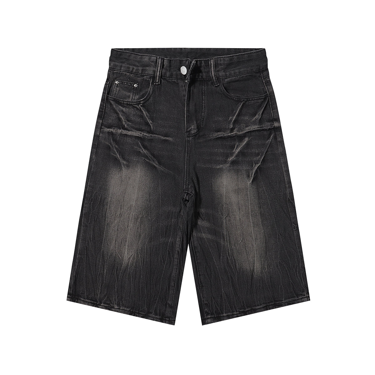 Bermudas vaqueras rasgadas con parches de camuflaje