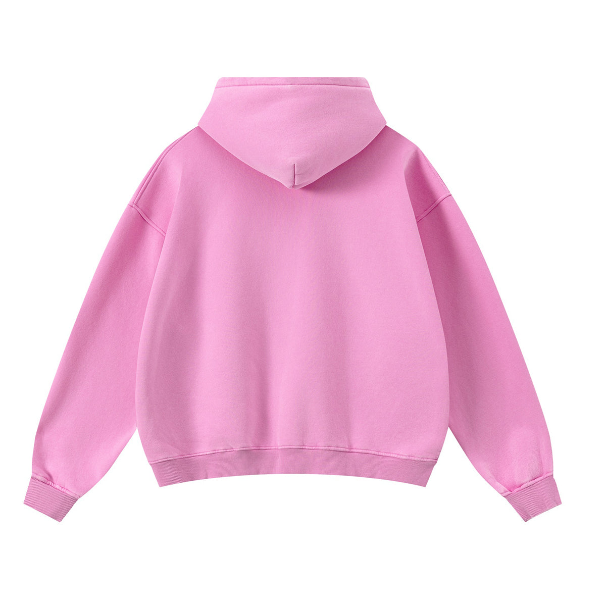 Soft Cotton Fleece Front Pocket Pullover Hoodie
