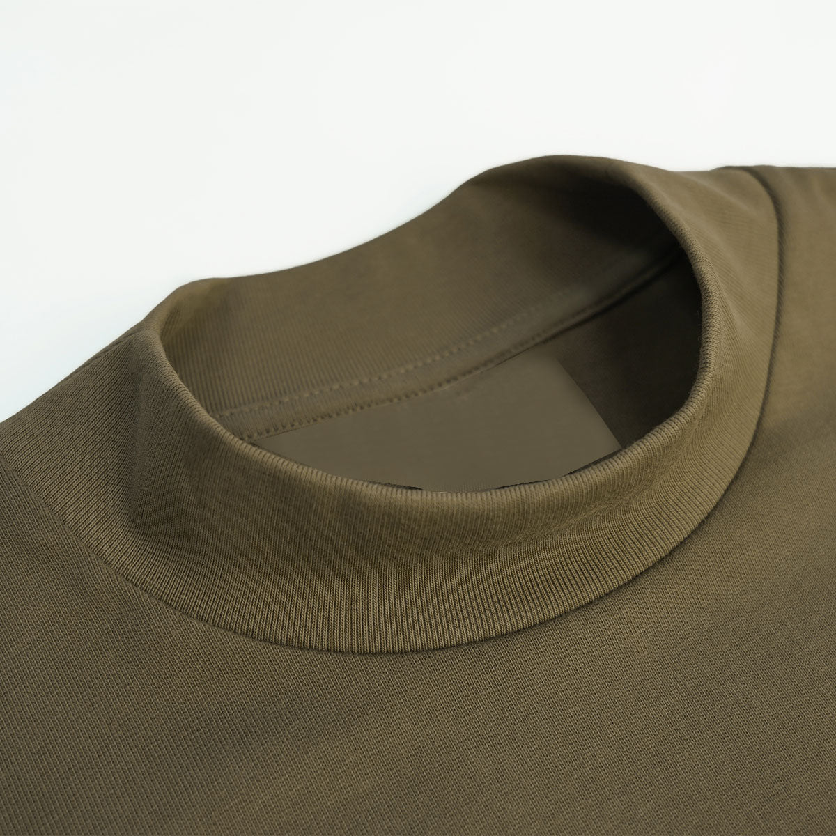 Oversized Mock Neck Short Sleeve T-shirt