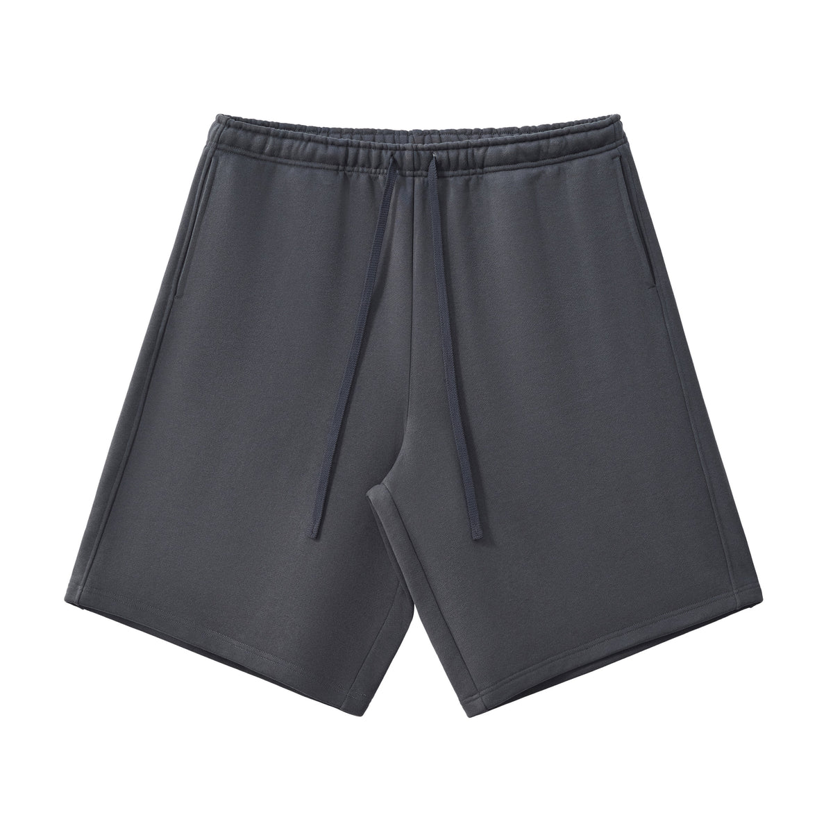 Knee-Length Fleece Baggy Sweatpants