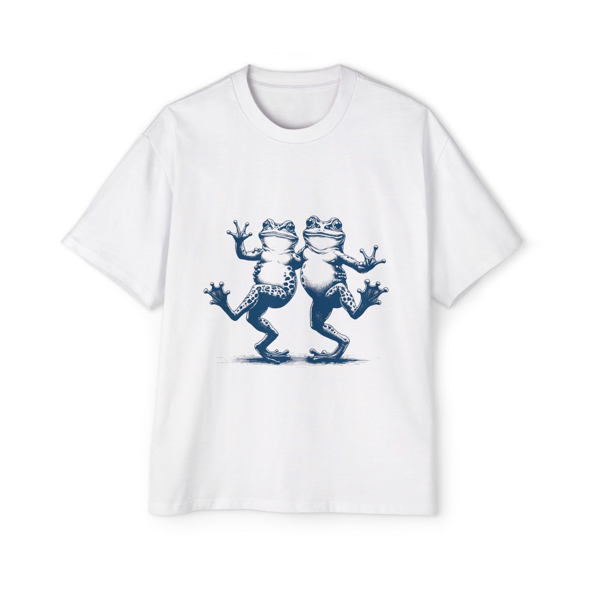 Couple Frogs Dancing Graphic Tee-INNBLAC Fashion Apparel