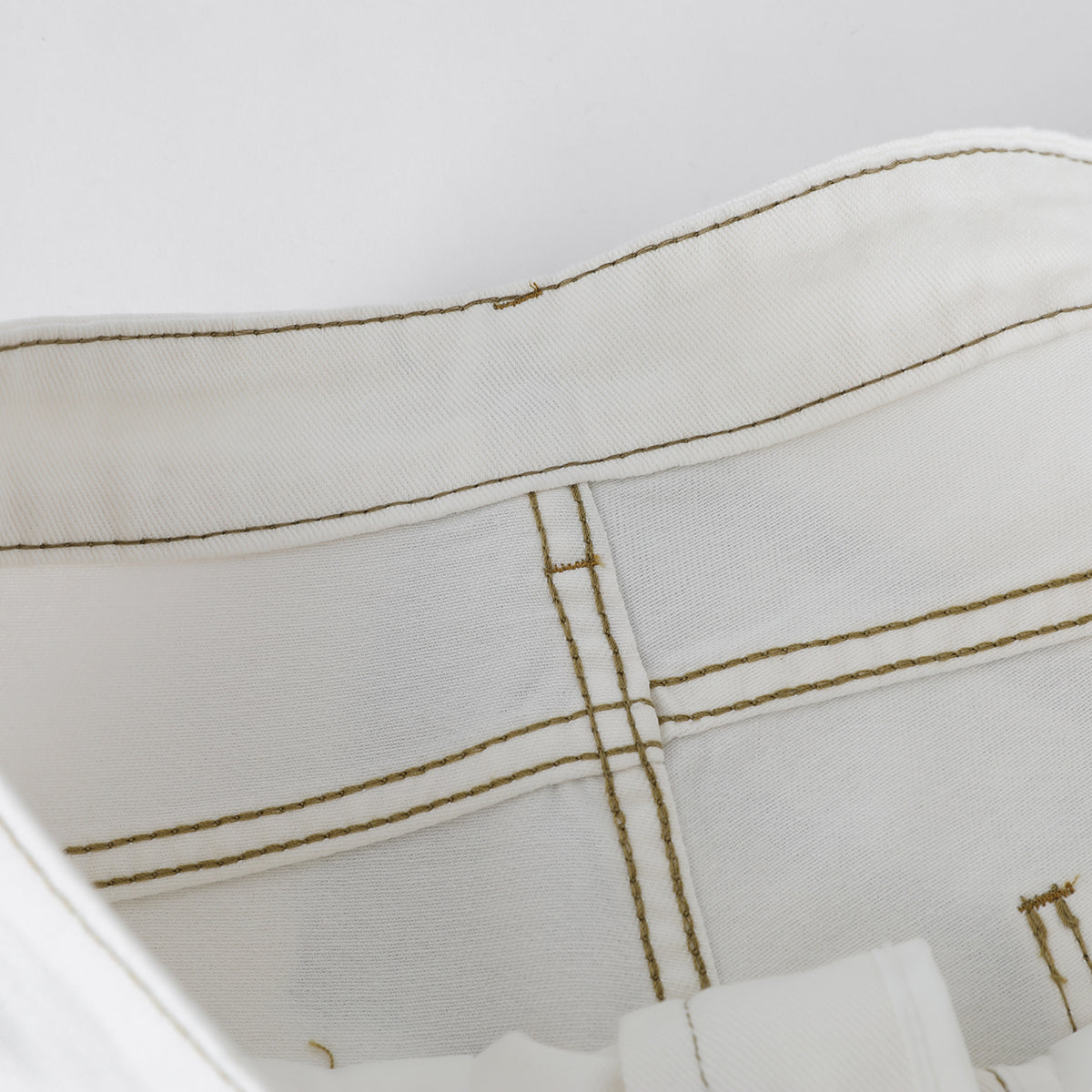 Ink-splatter Barrel Leg Denim Shorts