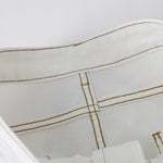 Ink-splatter Barrel Leg Denim Shorts