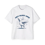 Gods Silliest Goose Dancing Graphic Tee-INNBLAC Fashion Apparel