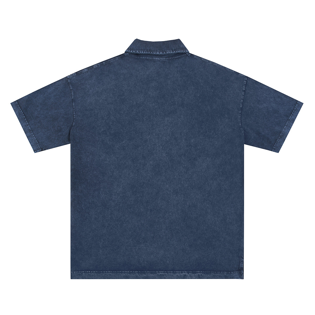 Polo de algodón lavado a la piedra de 9.3 oz