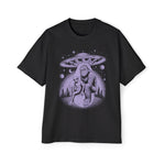 Bigfoot Alien And UFO Graphic Tee-INNBLAC Fashion Apparel