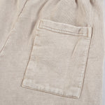 Men's Casual Washed Drawstring Sweat Shorts