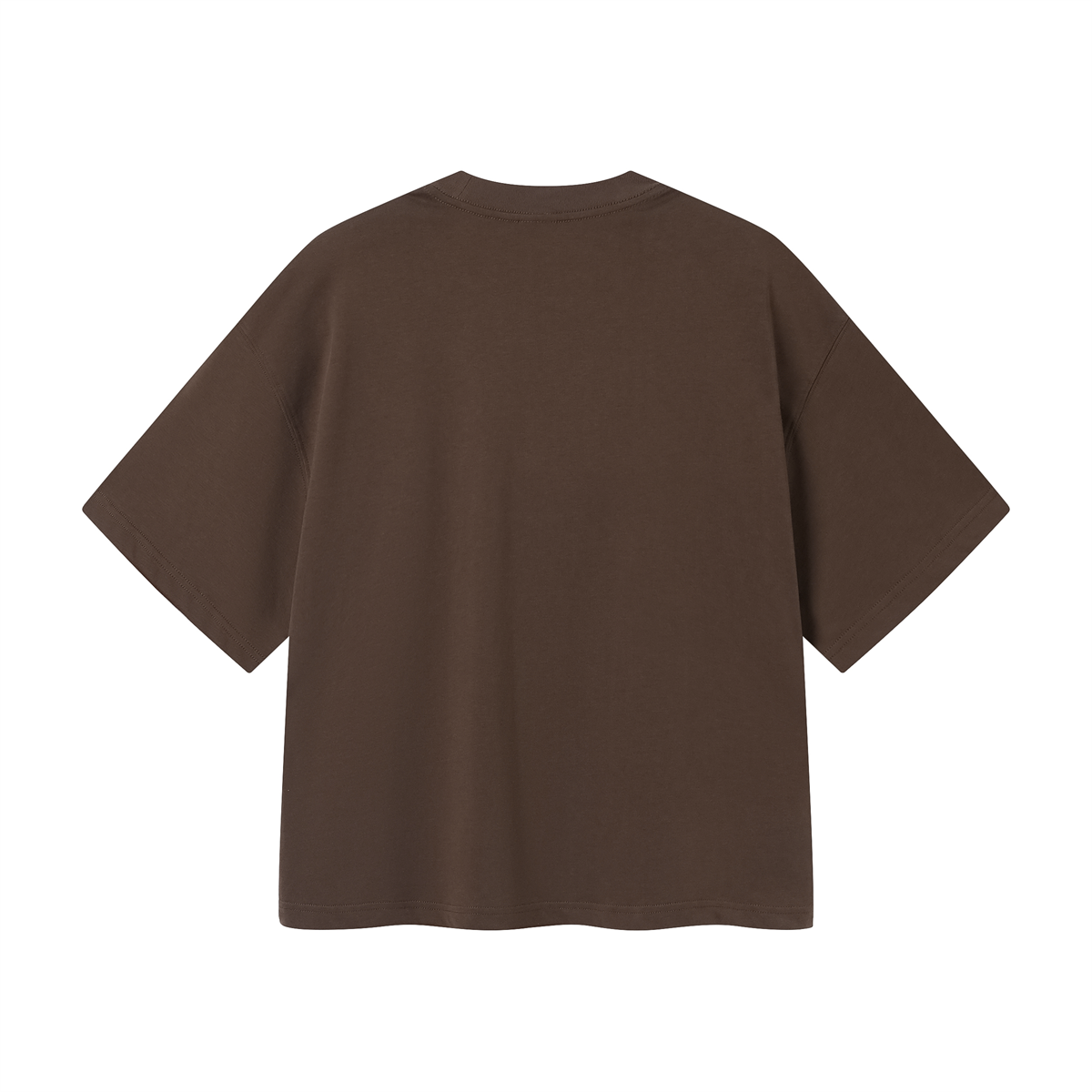 Camiseta cuadrada de color sólido de peso pesado de 8.25 oz