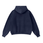 Soft Cotton Fleece Front Pocket Pullover Hoodie