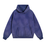 Rips Soft Fleece Lined Distressed Pullover Hoodie