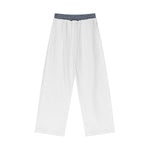 Double Waistband Baggy Trousers