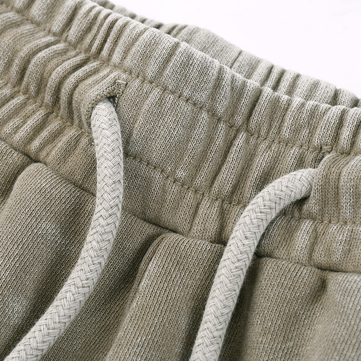 Washed Faded Cotton Sweatshorts