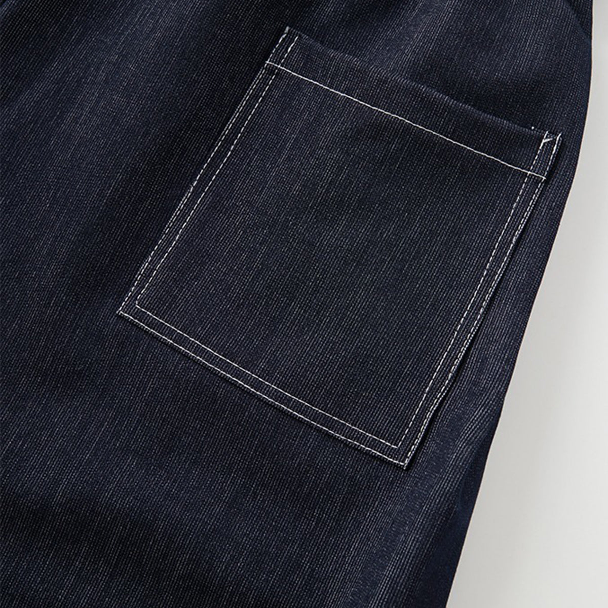 High Waist Tie Belt Relaxed Denim Shorts