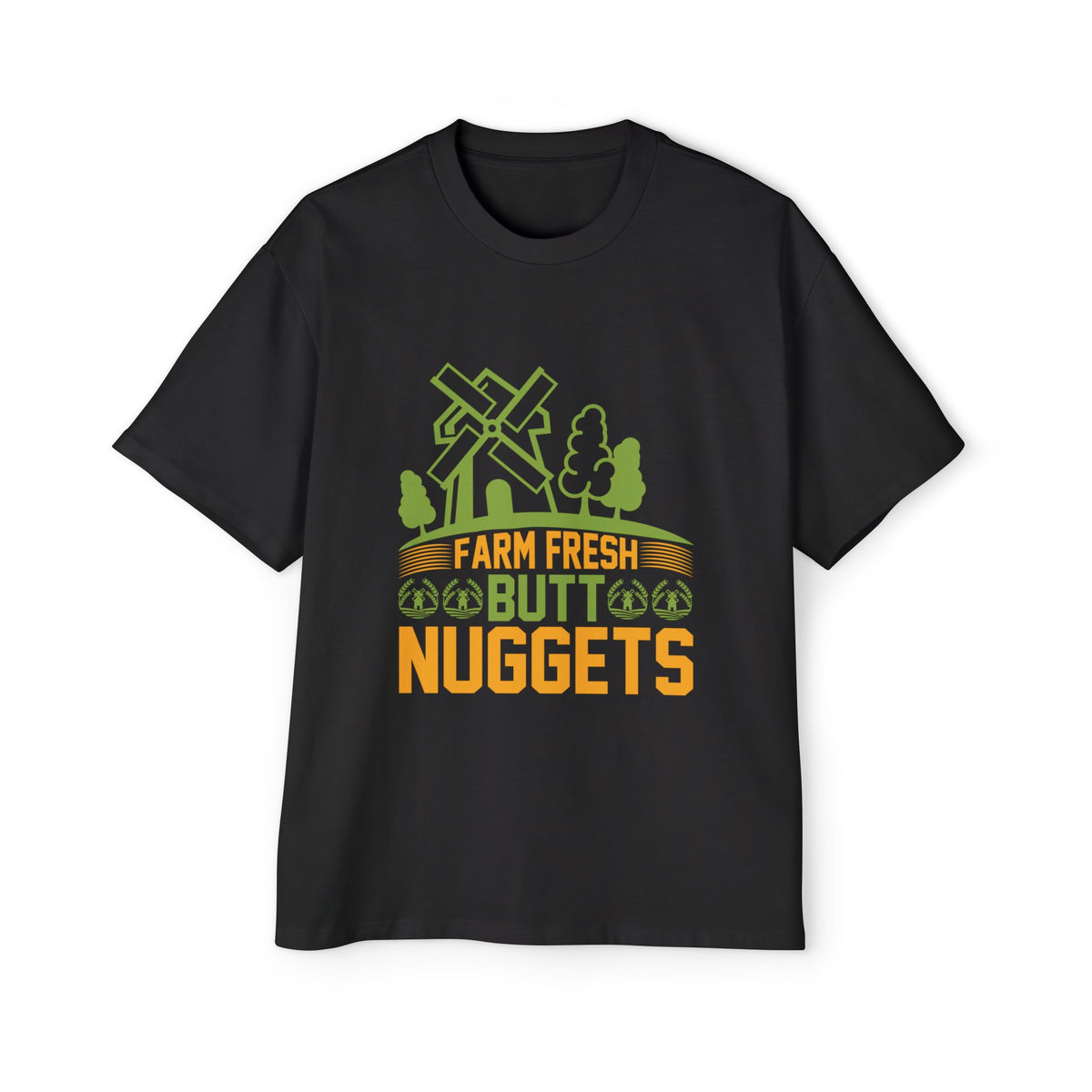 Farm Fresh Butt Nuggets Graphic Tee-INNBLAC Fashion Apparel