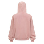 Double Yarn Vintage Washed Zippered Comfort Hoodie