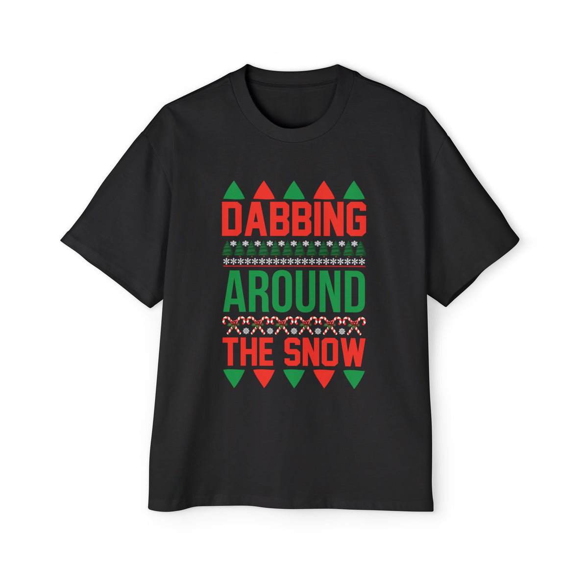 Dabbing Around The Snow Graphic Tee-INNBLAC Fashion Apparel