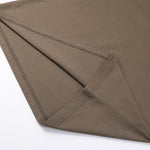 Crew Neck Solid Color Cotton Tee 7.5oz