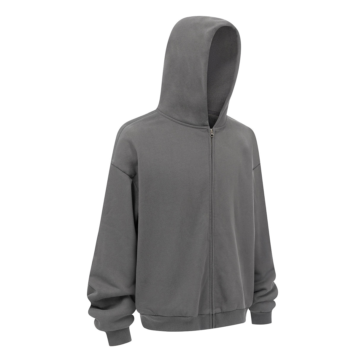 Fleece Lined Full Zip Front Hoodie