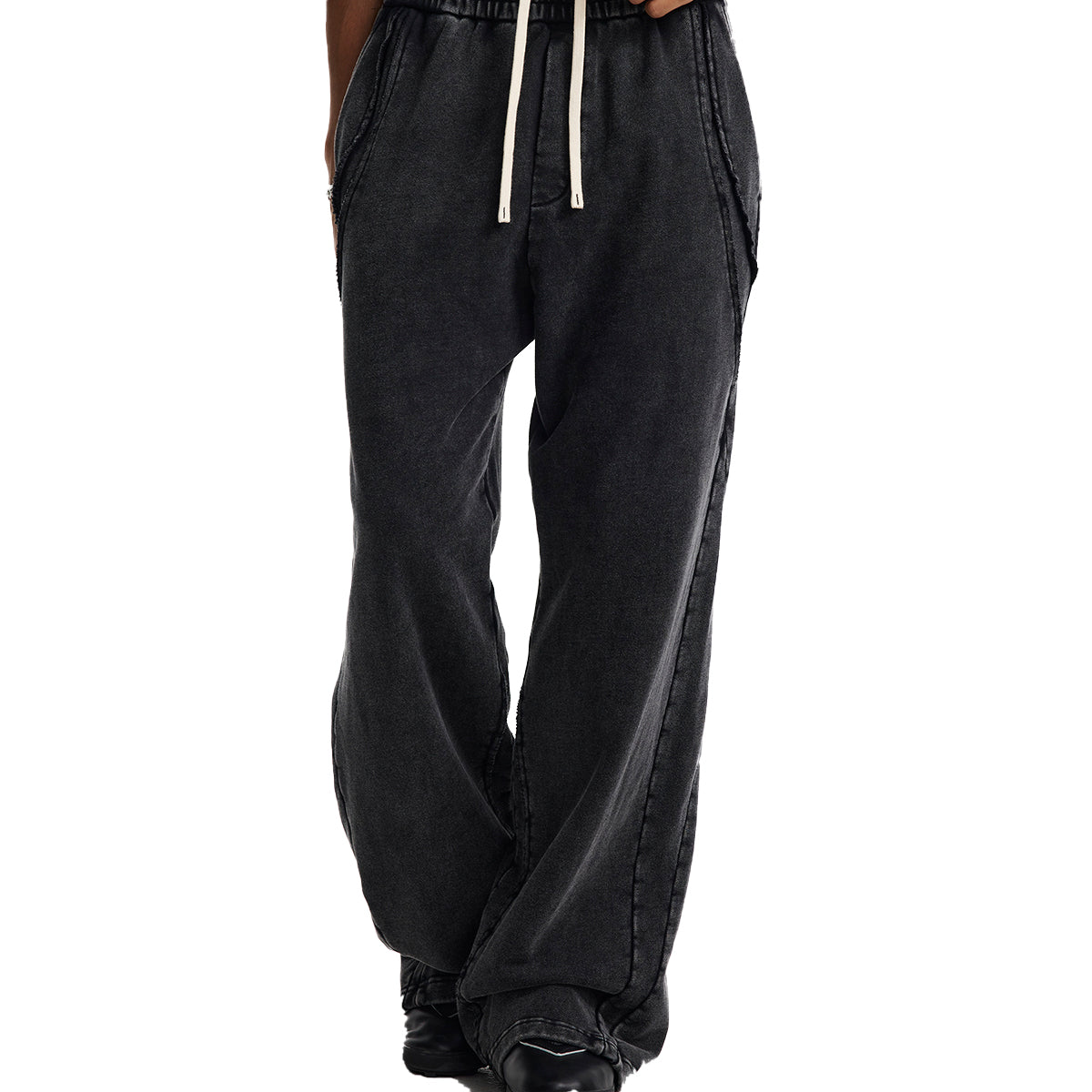 Side Detail Waisted Relaxed Fit Sweatpants
