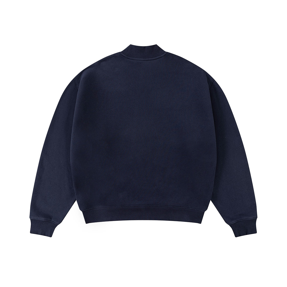 Soft Fleece Mock Neck Pullover Sweatshirt