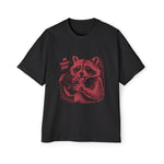 Raccoon Have No Money Here Graphic Tee-INNBLAC Fashion Apparel