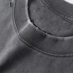 Utility Pocket Distressed Washed Oversized Street Tee