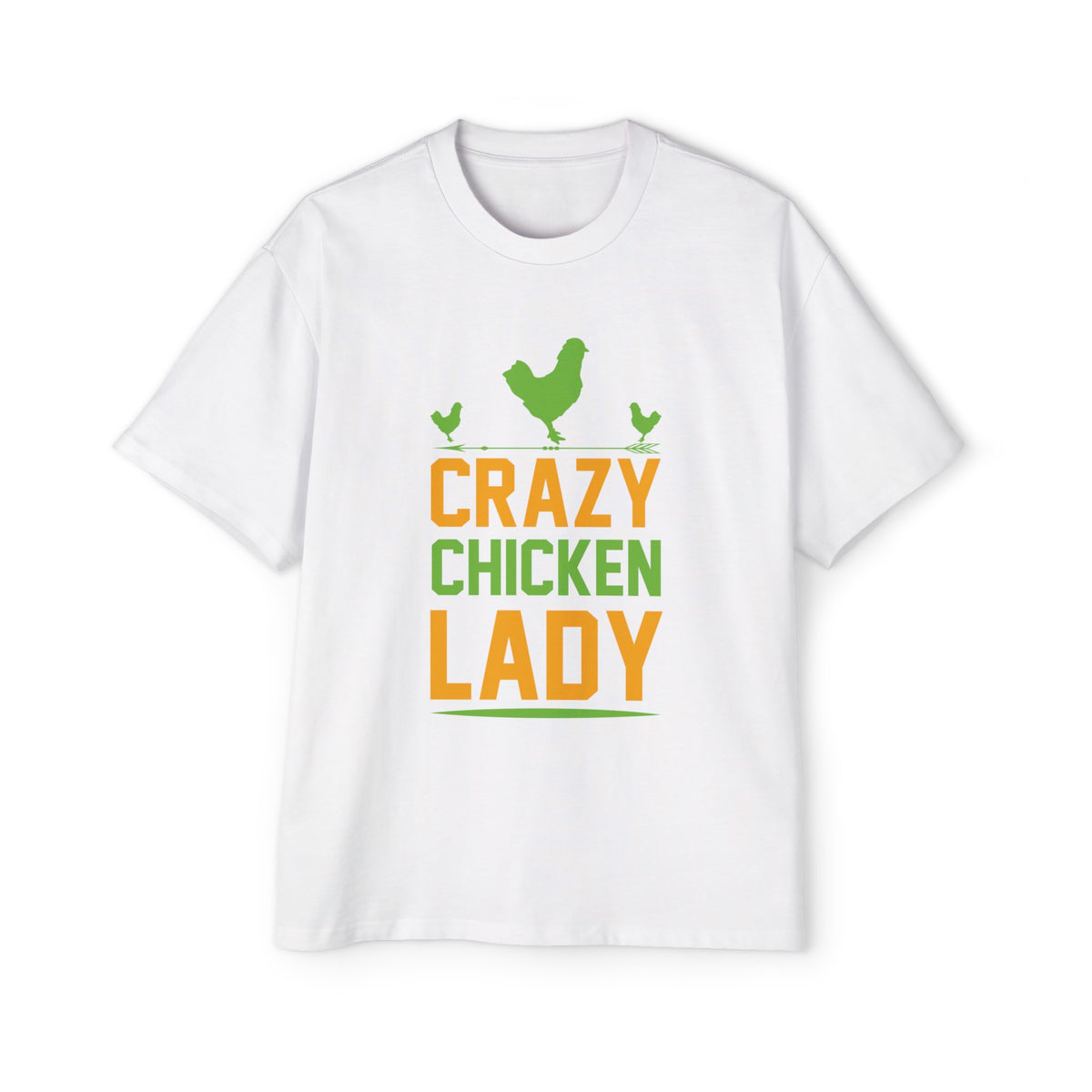 Crazy Chicken Lady Graphic Tee-INNBLAC Fashion Apparel